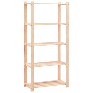 vidaXL 5-kerroksinen varastohylly 80x38x170 cm t&auml;ysi m&auml;nty 250 kg