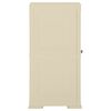 vidaXL Muovikaappi 40x43x85,5 cm puutyyli angora valkoinen
