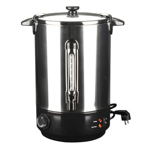 vidaXL Veden-/gl&ouml;gil&auml;mmitin ruostumaton ter&auml;s 15 l 2500 W