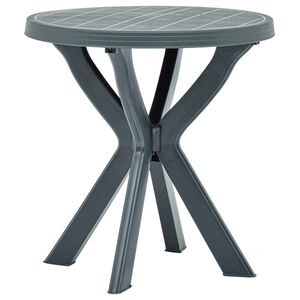 vidaXL Bistrop&ouml;yt&auml; vihre&auml; &Oslash;70 cm muovi