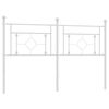 vidaXL Metallinen vaihtop&auml;&auml;ty valkoinen 160 cm