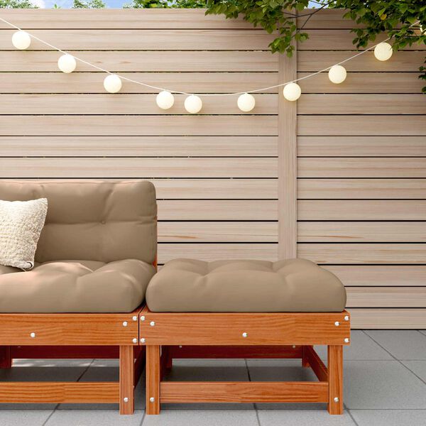 Puutarhan jalkatuki Massiivim&auml;nty Vahans&auml;vyinen Ruskea