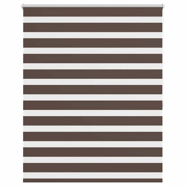 vidaXL Zebra rullakaihdin 120 x 175 cm kahvinruskea