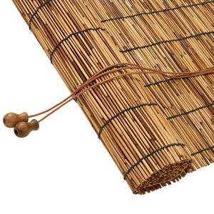 vidaXL Rullaverho Ruskea 60 x 160 cm Ruoko