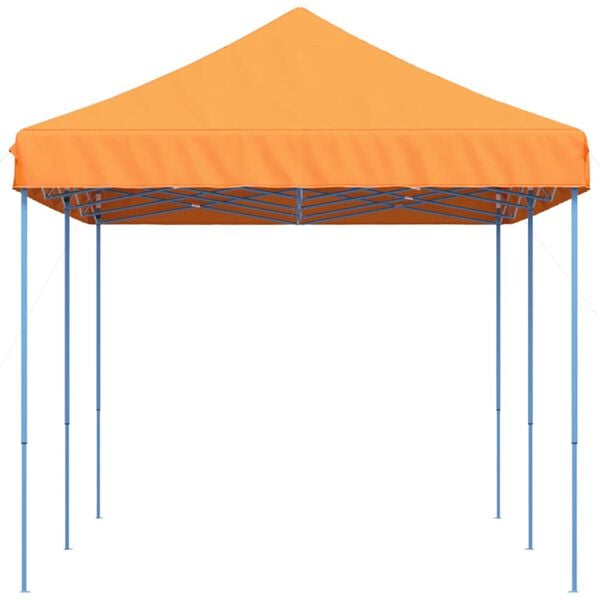 vidaXL Taitettava pop-up juhlateltta oranssi 580x292x315 cm