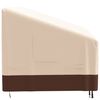 vidaXL 3-istuttava Penkinsuoja beige 204x86x48/73 cm 600D Oxford