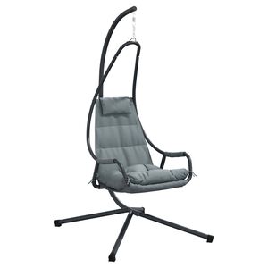 vidaXL Riippuva munatuoli Ter&auml;s 94 x 107 x 196,5 cm Antrasiitti
