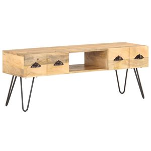vidaXL TV-taso 120x35x45 cm t&auml;ysi mangopuu