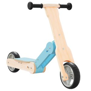 vidaXL Lasten Potkulauta 2-in-1 vaaleansininen