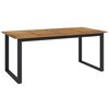 vidaXL Puutarhap&ouml;yt&auml; U-jaloilla 180x90x75 cm t&auml;ysi akasiapuu