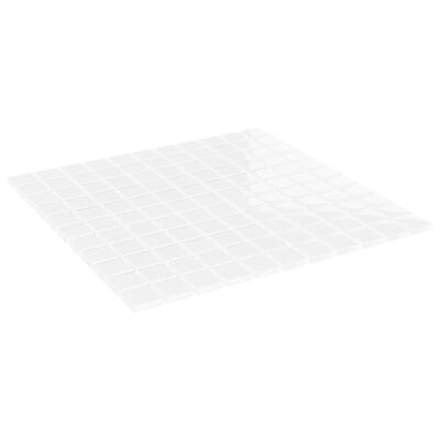 vidaXL Mosaiikkilaatat 11 kpl valkoinen 30x30 cm lasi