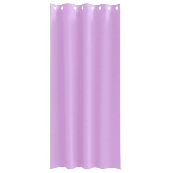 vidaXL Piment&auml;v&auml; verho renkailla 2 pcs Violetti 260 x 140 cm
