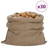 vidaXL Juuttis&auml;kit 30 kpl 100x110 cm 100% Juutti 340 gsm