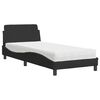 vidaXL S&auml;nky patjalla Dover Black Single Sametti