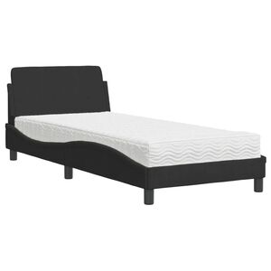 vidaXL S&auml;nky patjalla Dover Black Single Sametti