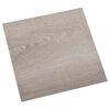 vidaXL Itsekiinnittyv&auml;t Lattialankut Taupe 30,5 x 30,5 cm 20 kpl