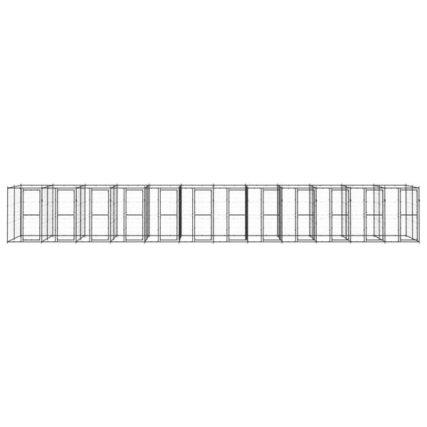 vidaXL Koiran ulkoh&auml;kki ter&auml;s 29,04 m&sup2;