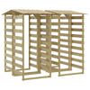 vidaXL Pergolat katoilla 4 kpl 100x90x200 cm kyll&auml;stetty m&auml;nty