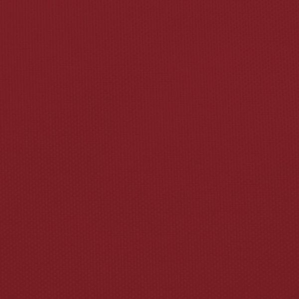 vidaXL Aurinkopurje Oxford-kangas neliö 3,6x3,6 m punainen