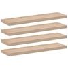 vidaXL Kelluvat hyllyt 4 kpl 90x23,5x4 cm tekninen puu