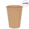 vidaXL Paperiset kahvikupit 1000 kpl 12 unssia 300 ml Ruskea