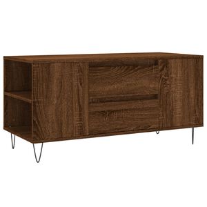 vidaXL Sohvap&ouml;yt&auml; ruskea tammi 102x44,5x50 cm tekninen puu