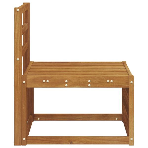 vidaXL Ulkotilan keskisohva Tihe&auml; akasiapuu Luonnollinen