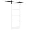 vidaXL Liukuovi ORKDAL Valkoinen ja musta 83 x 202 cm