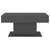 vidaXL Sohvapöytä harmaa 96x50x45 cm lastulevy
