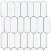 vidaXL H&ouml;yhen laatta 20 kpl Valkoinen harmaa 30 x 30 cm