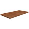 vidaXL Kylpyhuoneen ty&ouml;taso t.ruskea 100x50x2,5 cm k&auml;sitelty t&auml;ysi puu