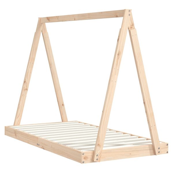 vidaXL Lasten s&auml;ngynrunko 80x160 cm t&auml;ysi m&auml;nty