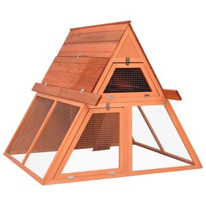 vidaXL Kaninkoppi 152x127x109,5 cm t&auml;ysi kuusi