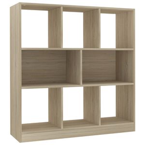 vidaXL Kirjahylly Sonoma tammi 97,5x29,5x100 cm tekninen puu