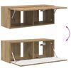 vidaXL TV-sein&auml;kaappi setti 4 pcs Artisan tammi Tekninen puu
