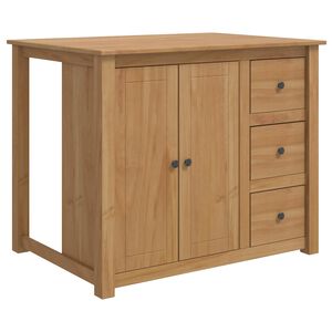 vidaXL Keitti&ouml;saari Setti 2 kpl PANAMA Hunajavaha 112 x 77 x 90 cm