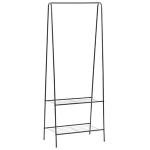 vidaXL Vaateteline 59x35x150 cm musta