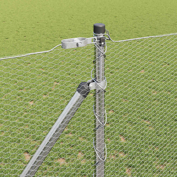 vidaXL Aitalatu Hopea 50 x 1,4 m (13 mm verkko) Ter&auml;s