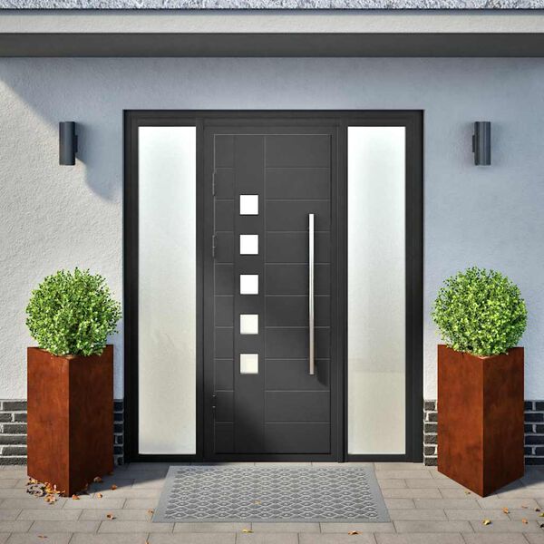 vidaXL Istutuskoneet 2 kpl Kolmiomainen 50x43x75 cm s&auml;&auml;nkest&auml;v&auml; ter&auml;s