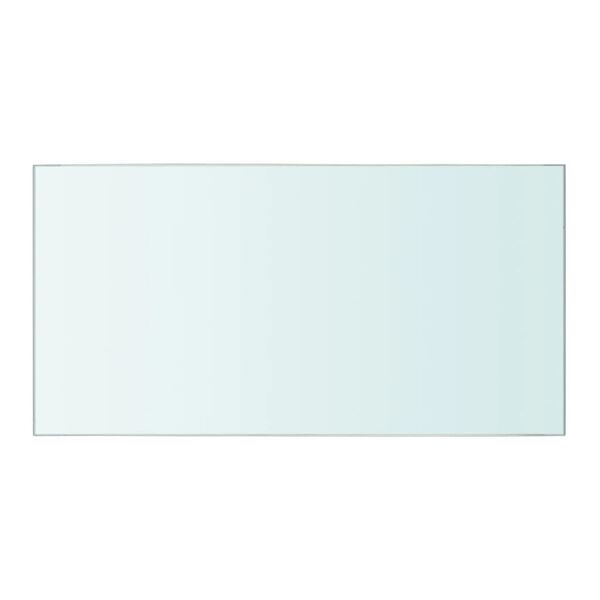 vidaXL Hyllyt 2 kpl kirkas lasi 40x20 cm