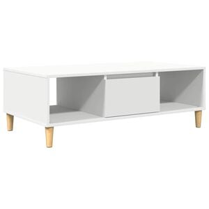 vidaXL Sohvap&ouml;yt&auml; Valkoinen 102 x 55 x 35 cm Tekninen puu