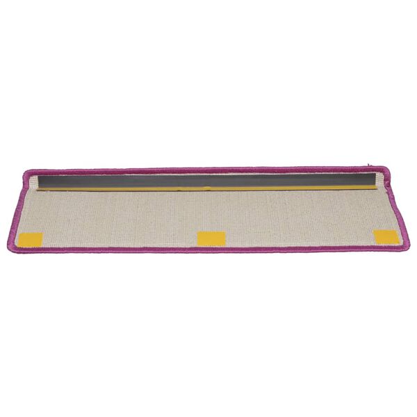 vidaXL Portaiden matot 15 kpl 65x21x4 cm violetti suorakaiteen muotoinen reuna