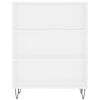 vidaXL Kaappi valkoinen 69,5x34x180 cm tekninen puu