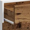 vidaXL Alakaappi "Lyon" Vanha puu 40x46x81,5 cm tekninen puu