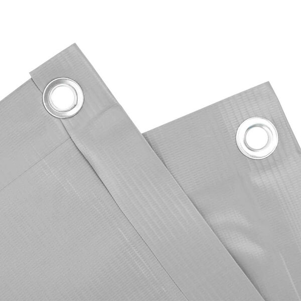 vidaXL Parvekkeen yksityisyyssuoja harmaa 300x120 cm PVC