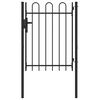 vidaXL Aitausportti BOXTEL 103 x 175 cm Jauhemaalattu Ter&auml;s Harmaa