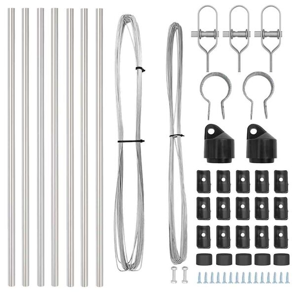 vidaXL Aitalatu 7 pcs Hopea Ter&auml;s