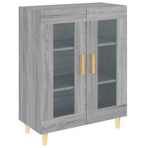 vidaXL Senkki harmaa Sonoma 69,5x34x90 cm tekninen puu