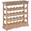 vidaXL Viinikaappi ruskea 70x22,5x70,5 cm MDF