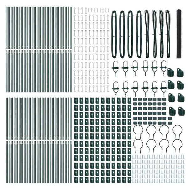 vidaXL Aitalatu Harmaa 100 x 1,6 m (36 mm verkko) Ter&auml;st&auml; ja PVC:t&auml;